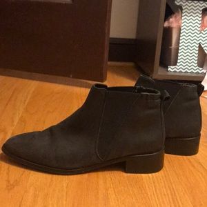 Black pointed toe Free People booties - size 7.5